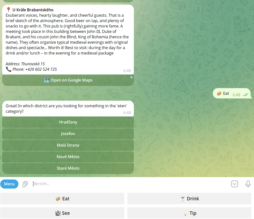 Screenshot from HonzaPrague