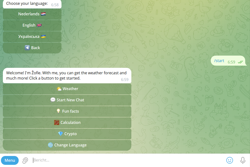 Screenshot from WeerZofie